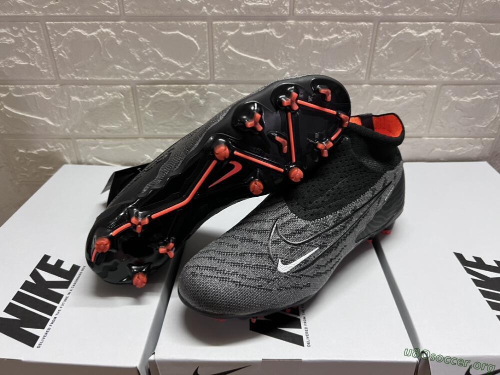 Nike Phantom GX Elite DF FG Football Boots - Black/White