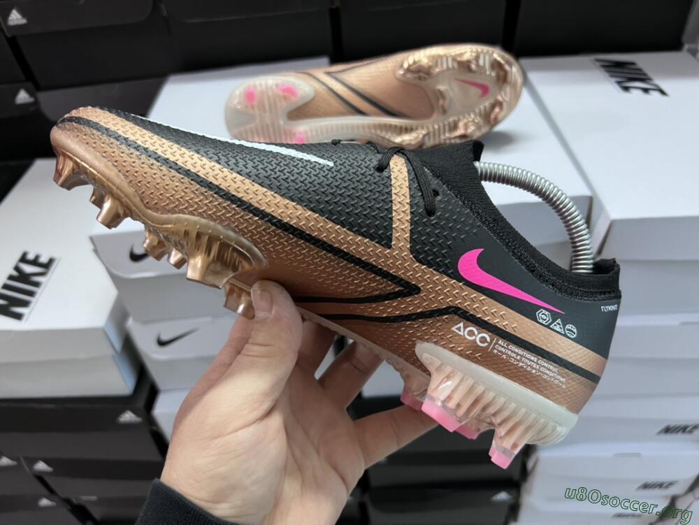 Nike Phantom GT Elite FG Football Boots - Black/Gold/White