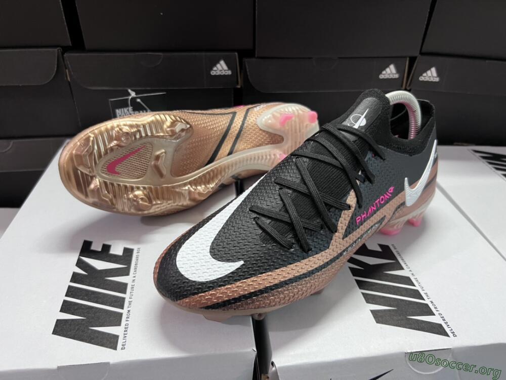Nike Phantom GT Elite FG Football Boots - Black/Gold/White