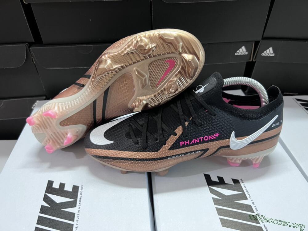 Nike Phantom GT Elite FG Football Boots - Black/Gold/White