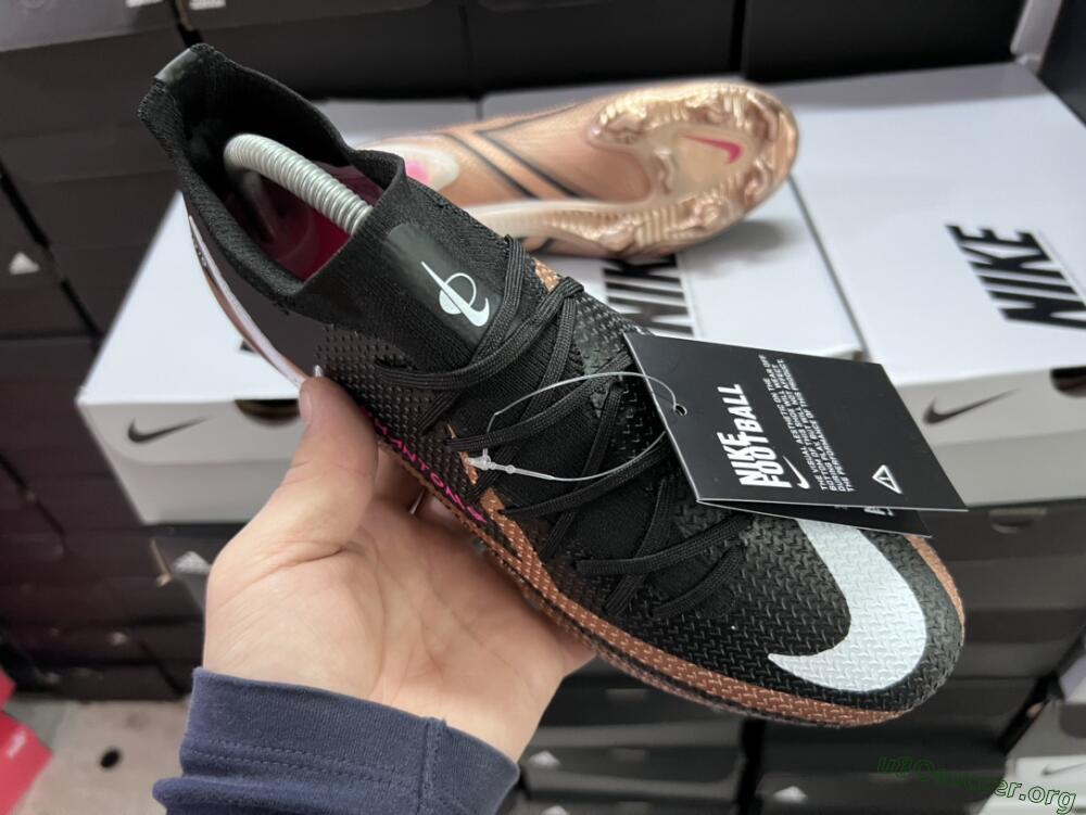 Nike Phantom GT 2 DF Elite FG Football Boots - Black/Gold/White