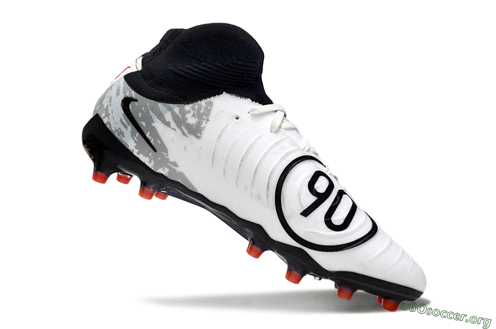 Nike Phantom Luna Elite Total 90 AG Football Boots - White/Black/Orange 4