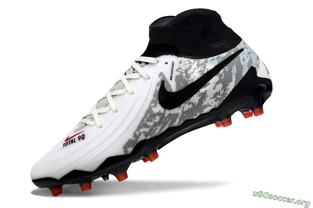 Nike Phantom Luna Elite Total 90 AG Football Boots - White/Black/Orange 5
