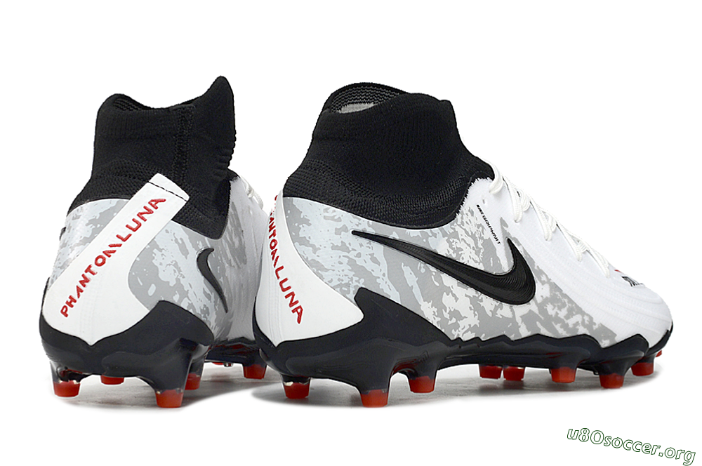Nike Phantom Luna Elite Total 90 AG Football Boots - White/Black/Orange 6