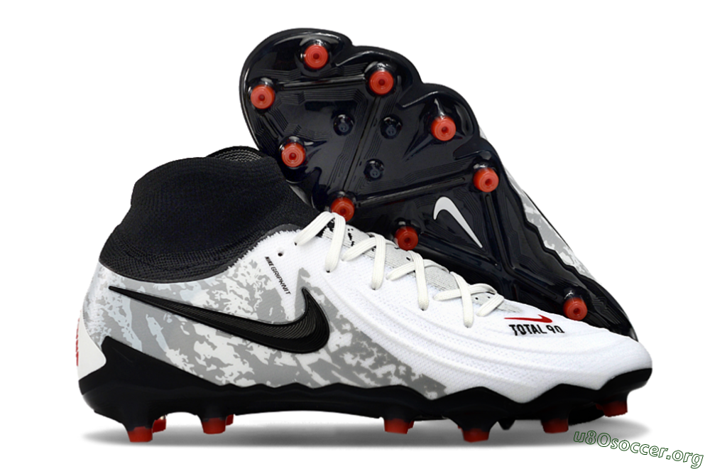Nike Phantom Luna Elite Total 90 AG Football Boots - White/Black/Orange 2