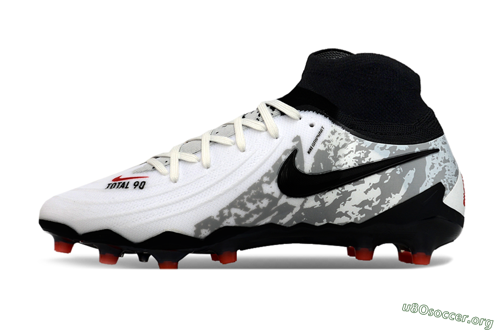 Nike Phantom Luna Elite Total 90 AG Football Boots - White/Black/Orange 3