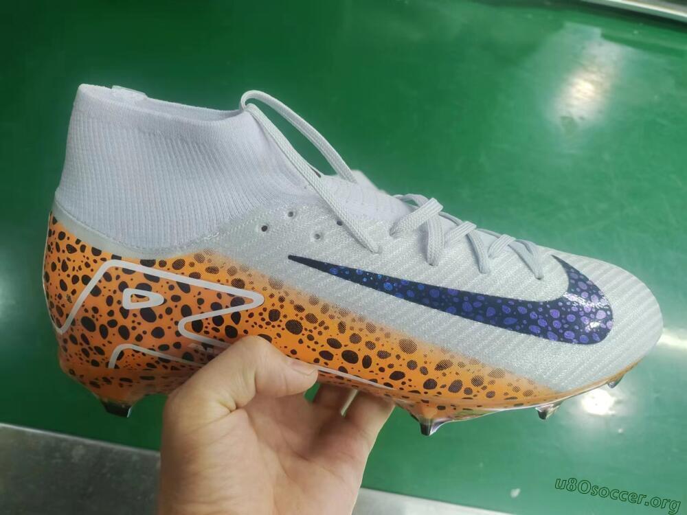 Nike Air Zoom Mercurial Superfly 10 Elite FG Football Boots - Grey/Leopard/Gold