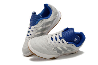Adidas Predator Mundial IC Football Shoes - Grey/Blue/White