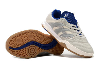Adidas Predator Mundial IC Football Shoes - Grey/Blue/White