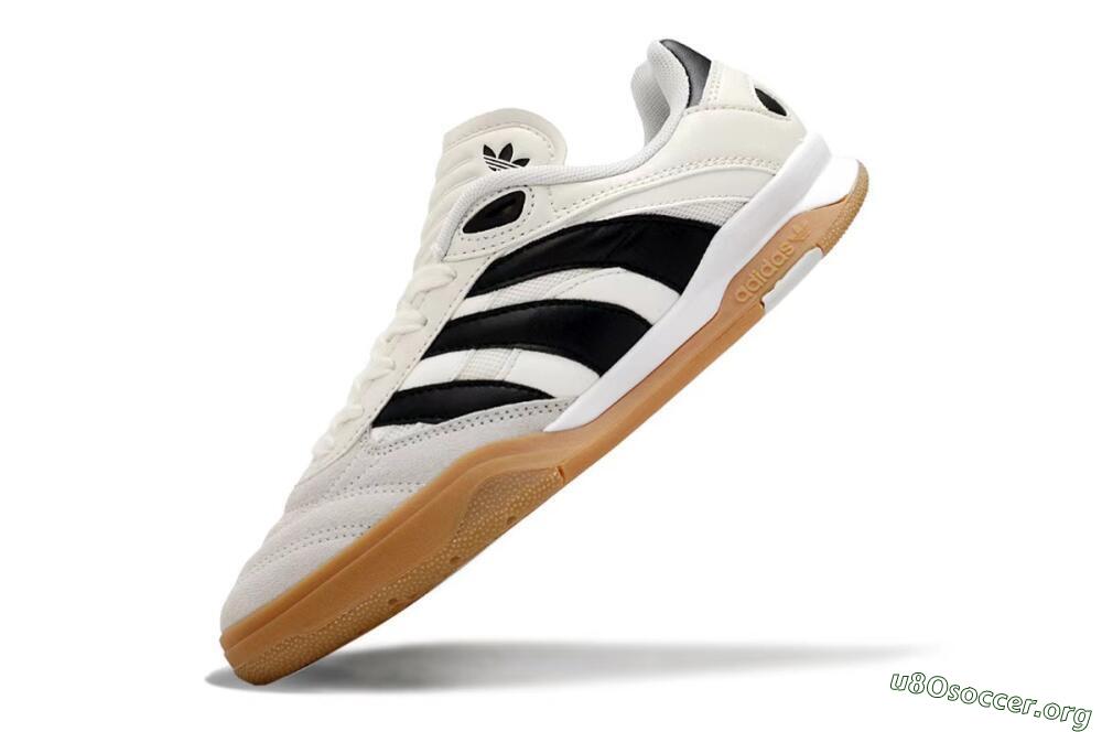 Adidas Predator Mundial IC Football Shoes - Beige/Black/Brown 5