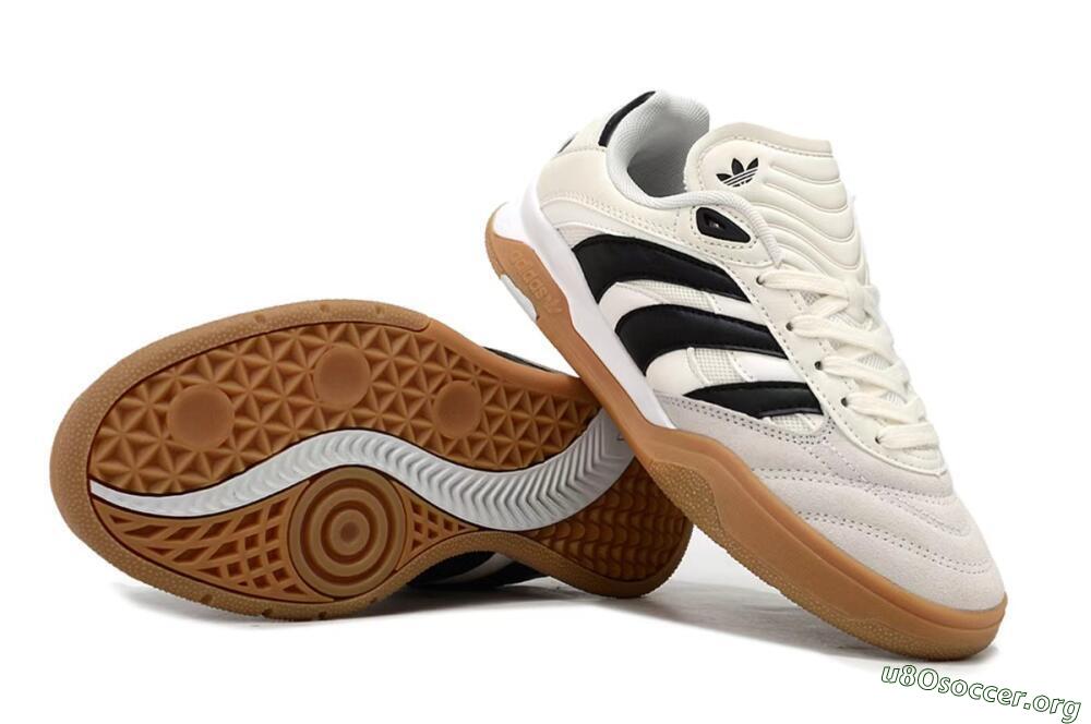 Adidas Predator Mundial IC Football Shoes - Beige/Black/Brown 1
