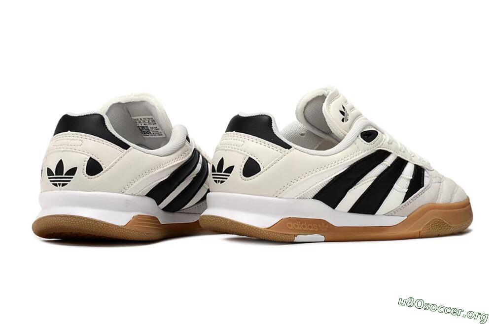 Adidas Predator Mundial IC Football Shoes - Beige/Black/Brown 6