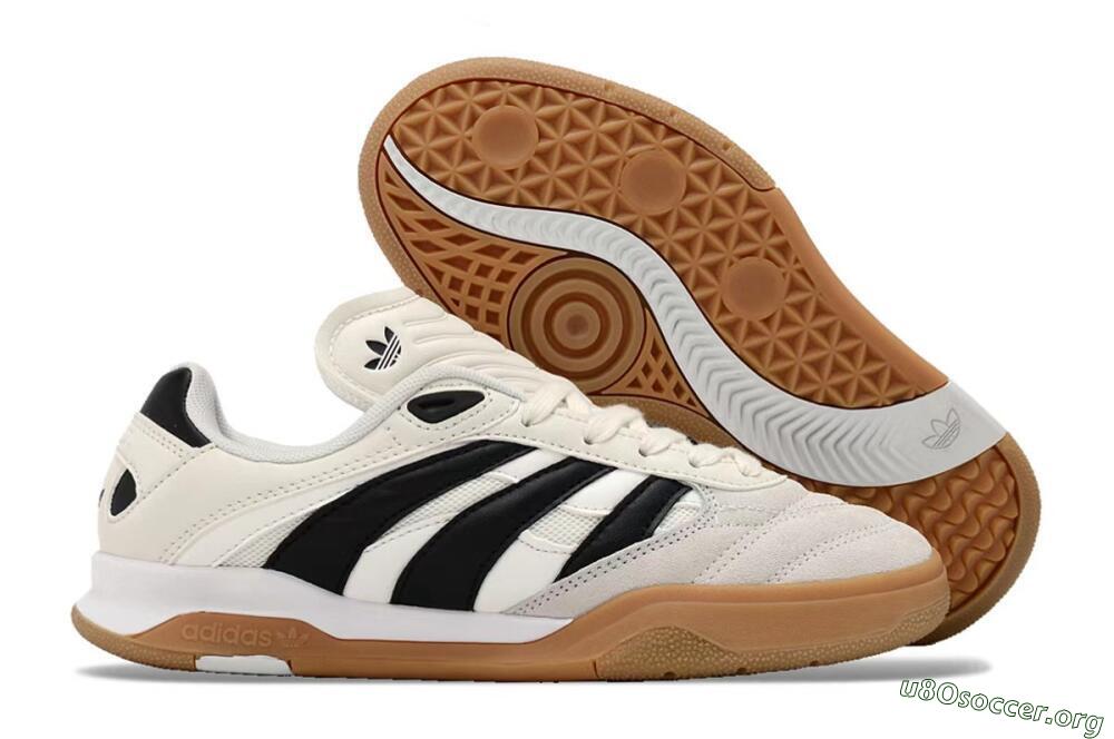Adidas Predator Mundial IC Football Shoes - Beige/Black/Brown 2