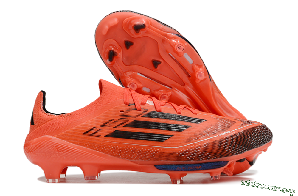 Adidas F50 Lightstrike Pro FG Football Boots - Red/Black/White 2