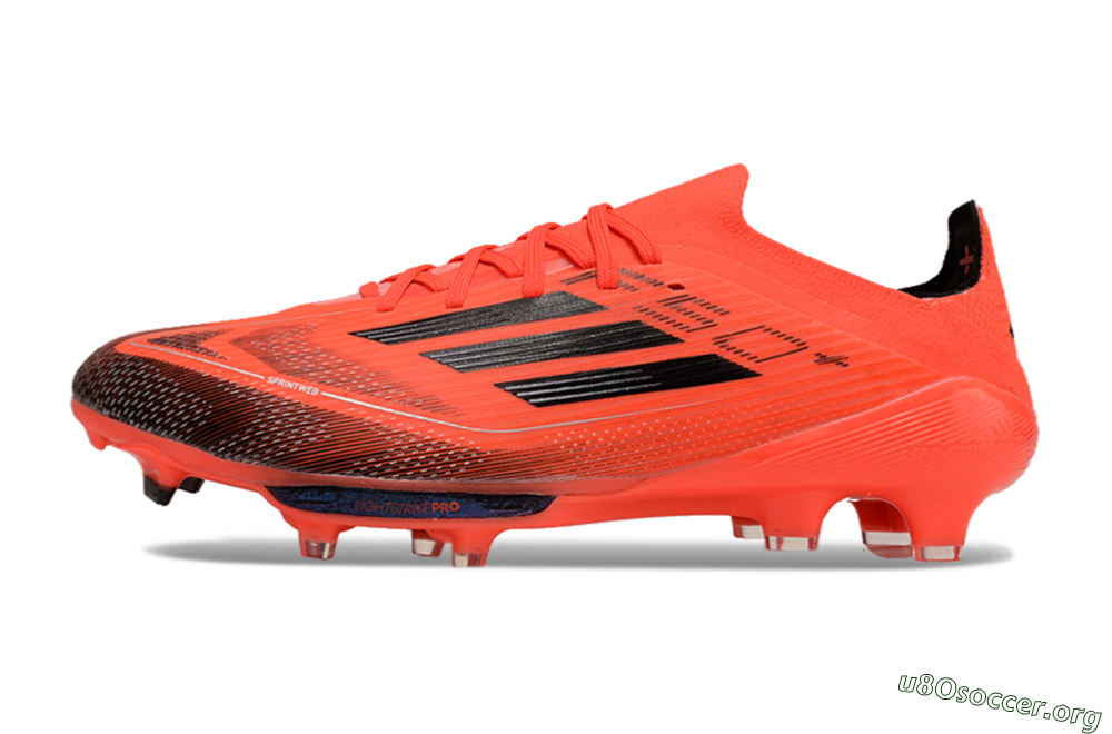 Adidas F50 Lightstrike Pro FG Football Boots - Red/Black/White 3