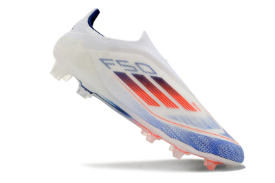 Adidas F50 Elite Laceless FG Football Boots - Blue/Red/Beige