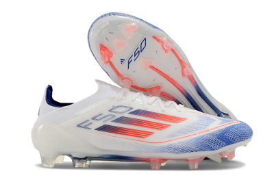 Adidas F50 Elite FG Football Boots - Blue/Red/Beige