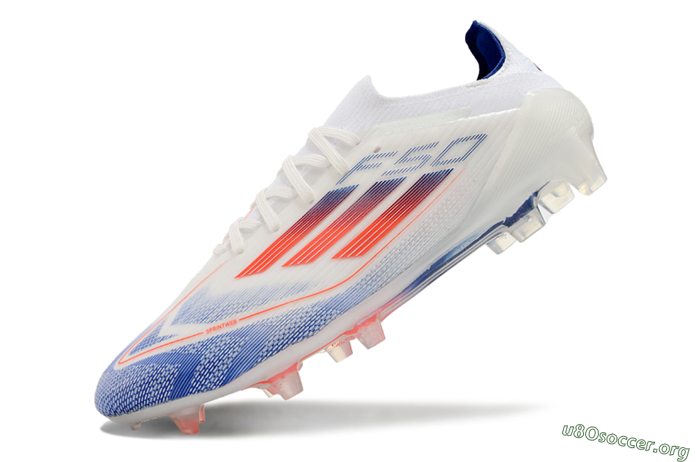 Adidas F50 Elite FG Football Boots - Blue/Red/Beige 5