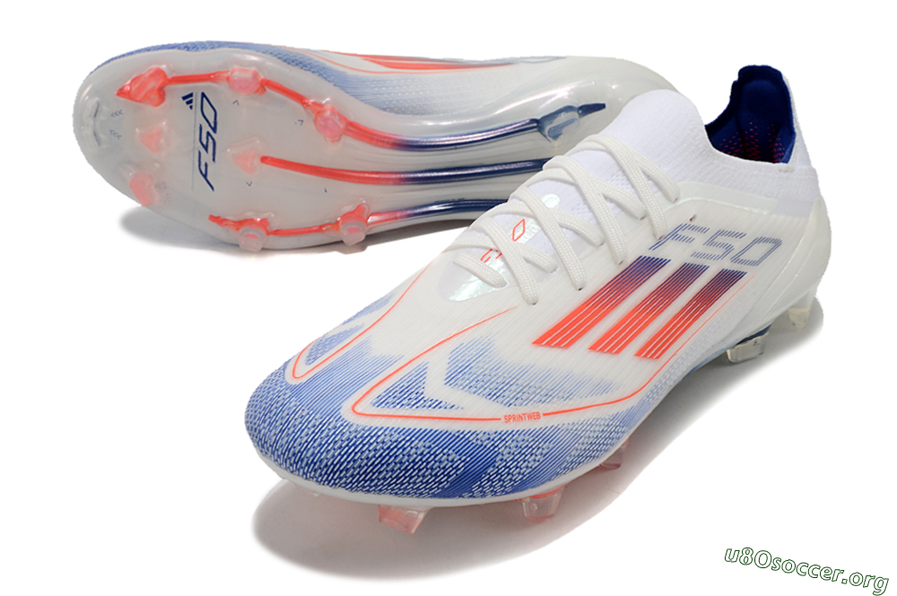 Adidas F50 Elite FG Football Boots - Blue/Red/Beige 0