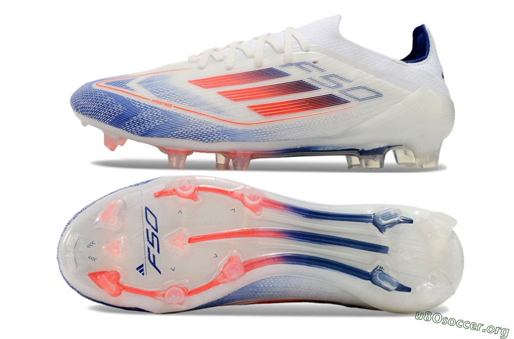 Adidas F50 Elite FG Football Boots - Blue/Red/Beige 1