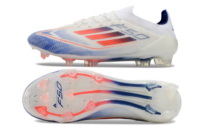 Adidas F50 Elite FG Football Boots - Blue/Red/Beige