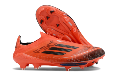 Adidas F50 Lightstrike Pro Laceless FG Football Boots - Red/Black/White