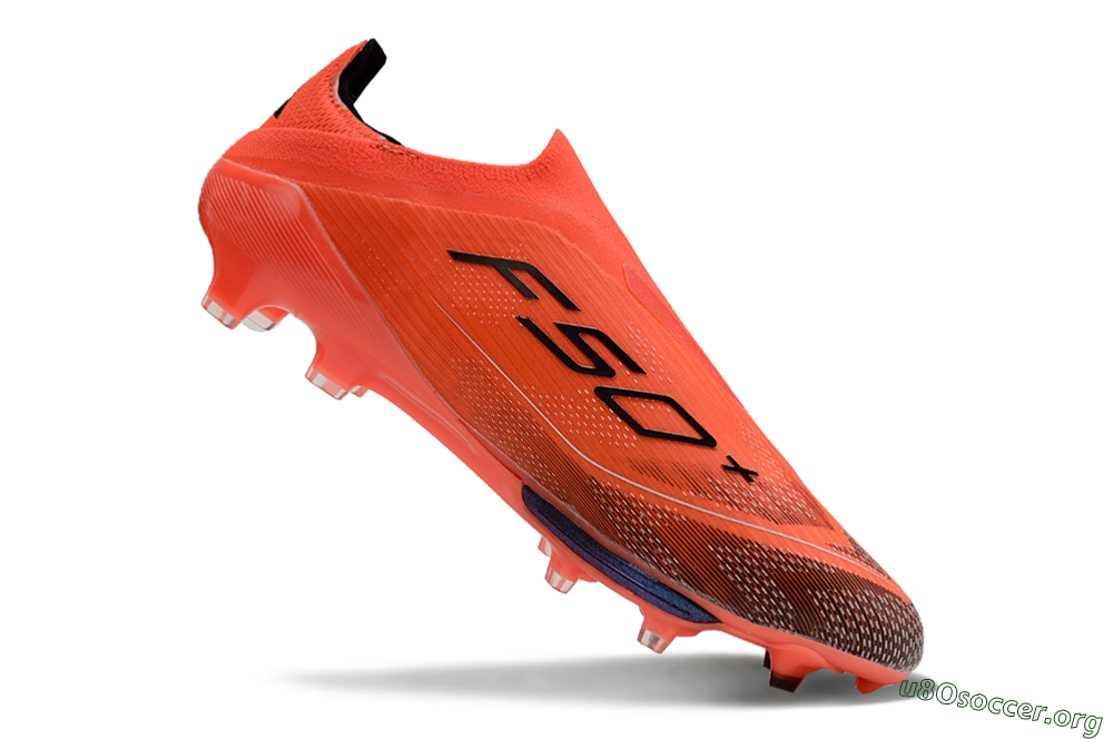 Adidas F50 Lightstrike Pro Laceless FG Football Boots - Red/Black/White 4