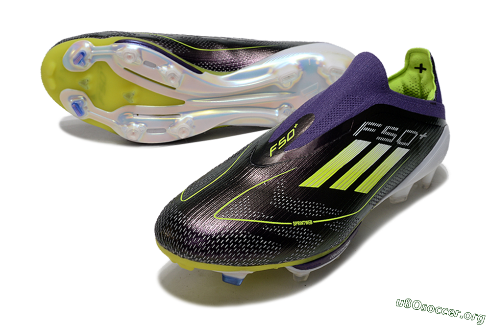 Adidas F50+ Lightstrike Pro FG Football Boots - Purple/Yellow/Blue 0