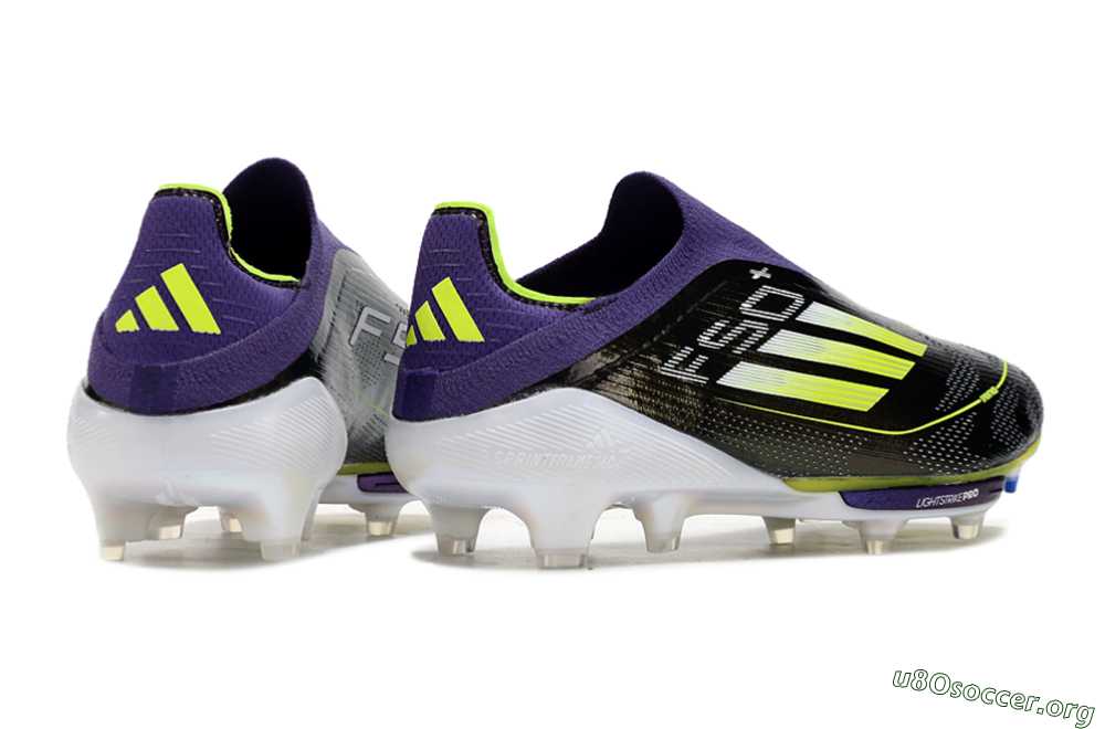 Adidas F50+ Lightstrike Pro FG Football Boots - Purple/Yellow/Blue 6