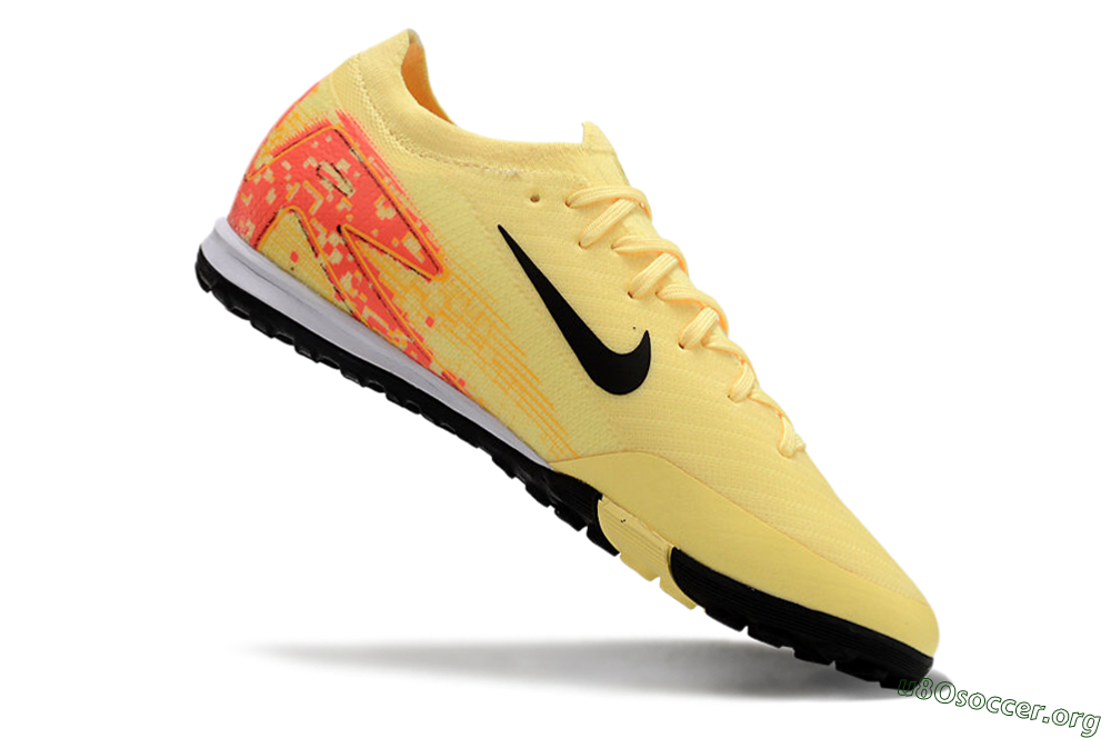 Nike Air Zoom Mercurial Vapor 16 Elit TF Football Shoes - Yellow/Black/Red 4