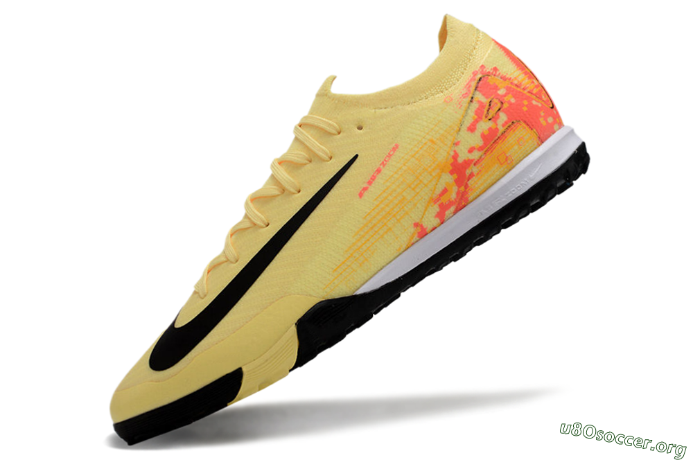 Nike Air Zoom Mercurial Vapor 16 Elit TF Football Shoes - Yellow/Black/Red 5