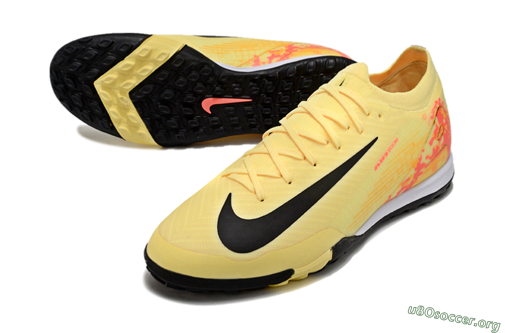 Nike Air Zoom Mercurial Vapor 16 Elit TF Football Shoes - Yellow/Black/Red 0