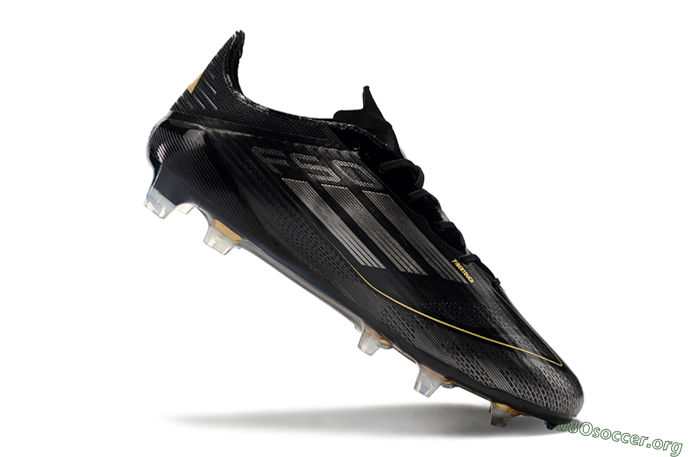 Adidas F50 Elite FG Football Boots - Black/Silver/Gold 4