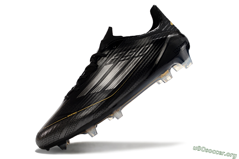 Adidas F50 Elite FG Football Boots - Black/Silver/Gold 5