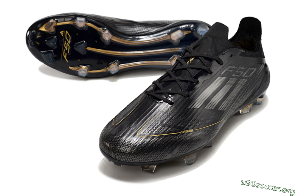 Adidas F50 Elite FG Football Boots - Black/Silver/Gold 0