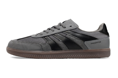 Adidas Predator 24 League Low IC Football Shoes - Grey/Black/Brown