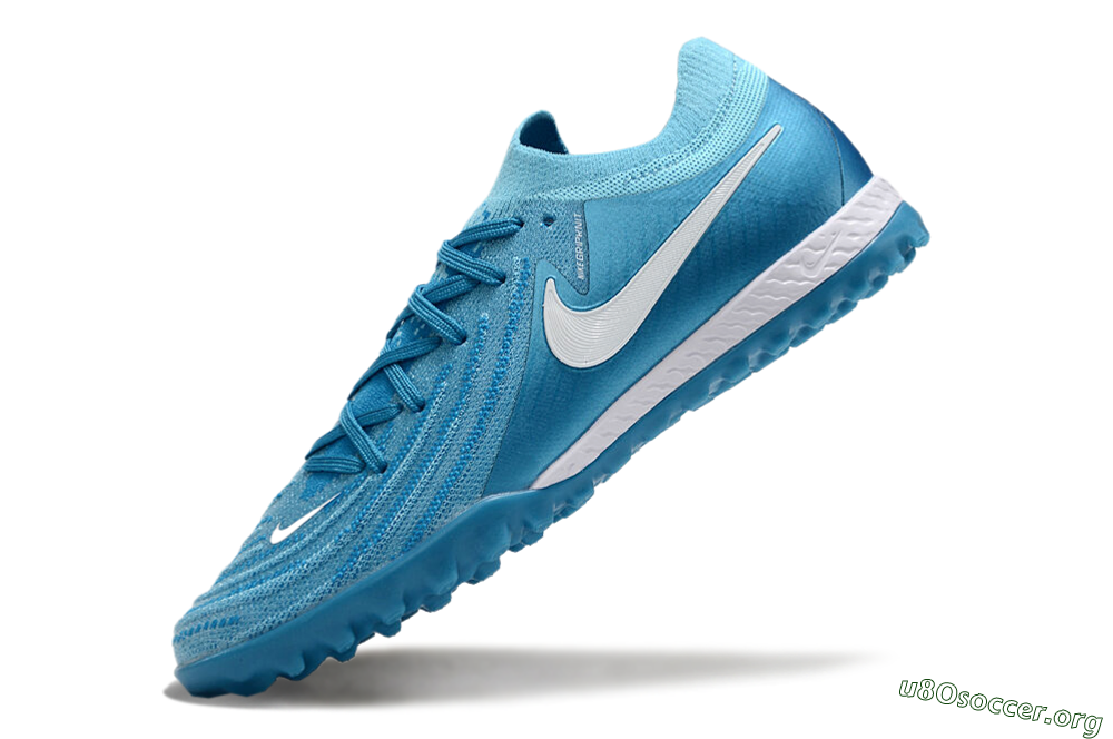 Nike Phantom GX 2 Elite TF Football Shoes - Blue Fury/White 5