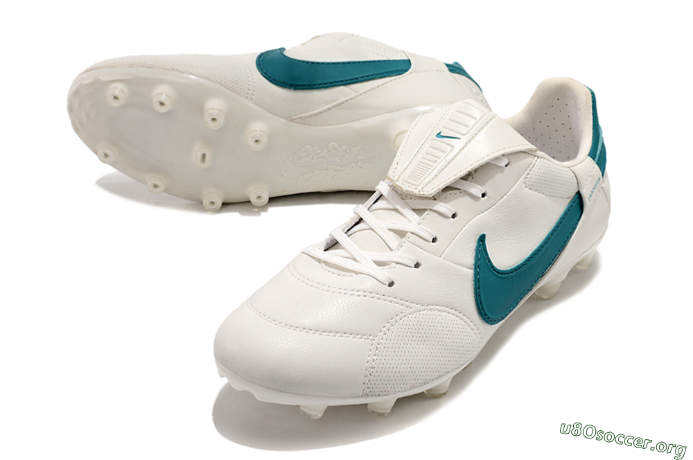 Nike The Premier 3 FG Football Boots - White/Blue 0