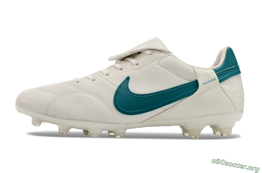 Nike The Premier 3 FG Football Boots - White/Blue 3