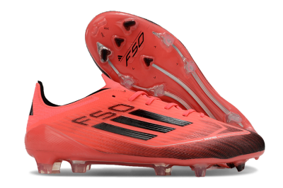 Adidas F50 Adizero FG Football Boots - Red/Black
