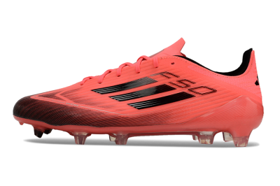 Adidas F50 Adizero FG Football Boots - Red/Black