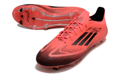 Adidas F50 Adizero FG Football Boots - Red/Black