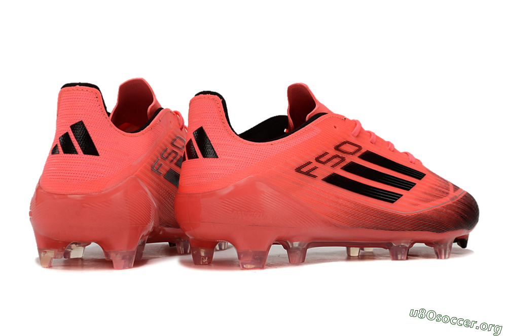 Adidas F50 Adizero FG Football Boots - Red/Black 6