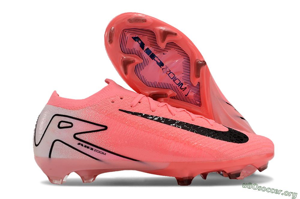 Nike Air Zoom Mercurial Vapor 16 Elit FG Football Boots - Pink/Black 2