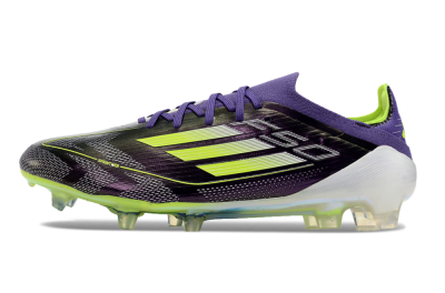 Adidas F50 Adizero FG Football Boots - Purple/Yellow/White