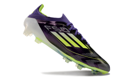 Adidas F50 Adizero FG Football Boots - Purple/Yellow/White