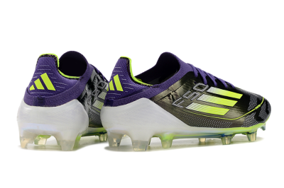Adidas F50 Adizero FG Football Boots - Purple/Yellow/White