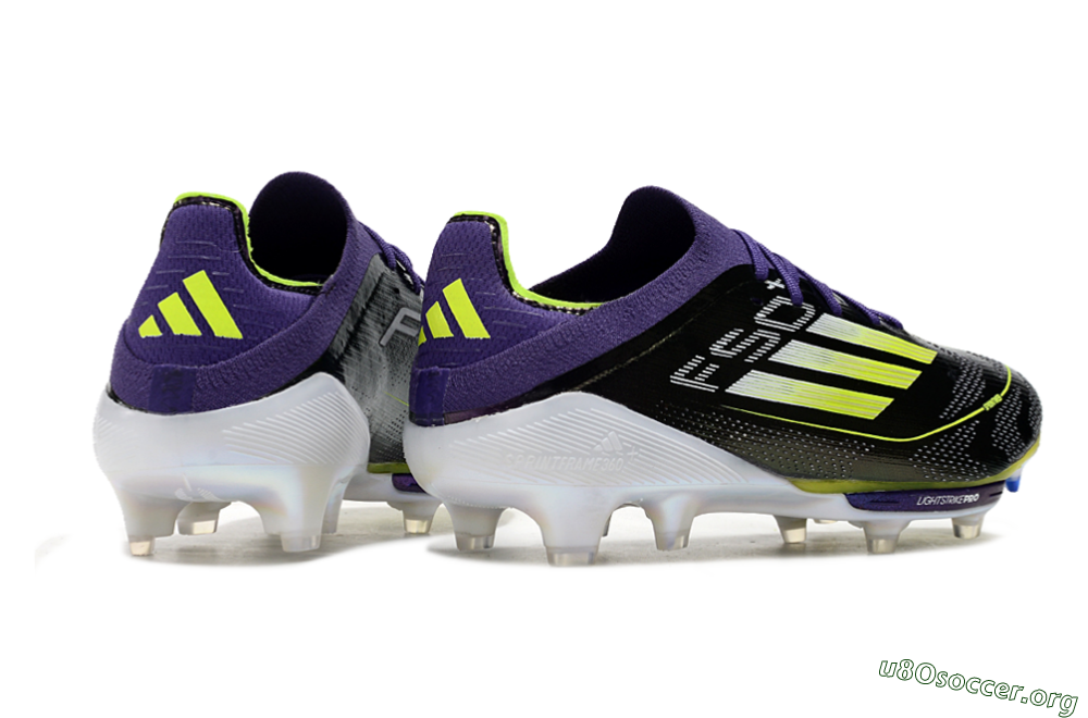 Adidas F50 Lightstrike Pro FG Football Boots - Purple/Yellow/Blue 6