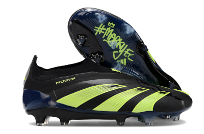 Adidas Predator Accuracy+ FG Football Boots - Black/Yellow/Blue