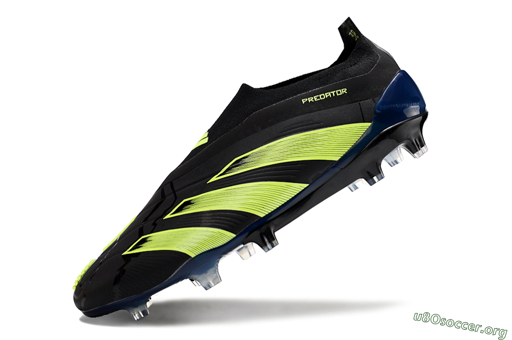 Adidas Predator Accuracy+ FG Football Boots - Black/Yellow/Blue 5
